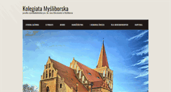 Desktop Screenshot of kolegiatamysliborska.pl