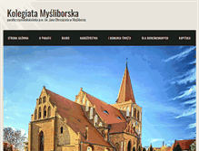 Tablet Screenshot of kolegiatamysliborska.pl